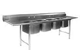 Eagle Group 314-16-4-18R 4 Comp Sink Drainboard 26in x 91-1/2in