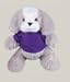 11" Tumbles Gray Dog w/ Embroidered eyes