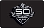 Raider Image 50th Season Celebration Gift Card