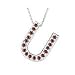 Initial Pendant - 1/4 Ct Red Diamond \'U\' Initial Pendant