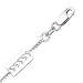 14k White Gold 16 Inch X .9 mm Franco Chain Necklace
