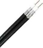 COAX RG6 DUAL BLK 500' UL