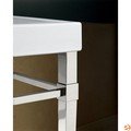 Kathryn K-6861-SN Square Tapered Metal Table & Vanity Legs, Vibra