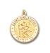 Saint Christopher 14kt Gold Round Medal