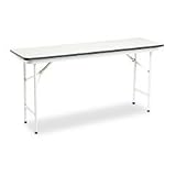 Deluxe folding table, 60 x 18 x 29h, light gray finish