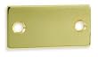 Battalion 1XMU9 Filler Plate, Strike, Brass, L 2 1/4 In