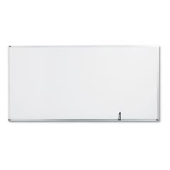 Standard Melamine Dry-Erase Marker Board, 8'x4', Aluminum Frame QRTS538