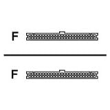 Belkin Internal SCSI I/II 2-Connector, 1-Drive Ribbon Cable 12 Inch