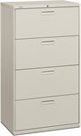 Hon 500 Series 2 Drawer Lateral Filing Cabinet in Light Gray