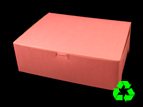 12 x 9 x 4 Pink 6 Counts Jumbo Size Cupcake Box