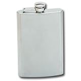 BF Systems (BFSKTFLASK8) Stainless Steel Hip Flask with Screw Down Cap