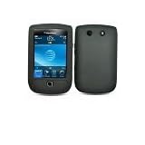 Black Silicone Skin / Case / Cover for RIM BlackBerry Torch 9800