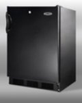 Summit Refrigeration AL752LBL - Refrigerator w/ Front Lock, Black, ADA, 5.3-cu ft