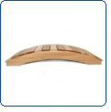 3' Western Red Cedar Wood Garden Bridge