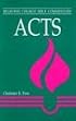 Acts (Believers Church Bible Commentary)