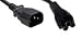 Electronics : LINDY IEC Mains Plug to Clover Leaf Power Cable, 2m