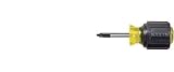 Klein Tools 668 no. 1 Square-Recess Tip Screwdriver with 1-1/2-Inch Round-Shank [並行輸入品]