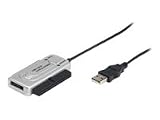 EDNET USB-zu-SATA/IDE Kabel Set 2.5 Zoll 3.5 Zoll HDD USB-Port IDE Interface USB1.1/2.0 SATA/ATA-Standards Stromadapter