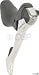 Shimano ST-R500 8sp STI shifter, Right/Rear