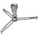 Vantage Point Universal Front Projector Mount With Pipe Adaptor - Silver