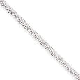 Sterling Silver Wheat Chain - 2.5mm - 20 Inch - Lobster Claw