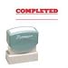 SHA1214 - Completed Ink Stamp, 1/2x1-5/8, Red Ink