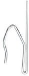 LEVOLOR/KIRSCH/NEWELL J060E.061 Extra Long Pin On Drapery/Curtain Hooks For Any Conventional Traverse Rod (Pack of 14)