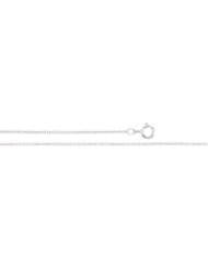 Cable Chain 18K Gold White Ch132 18 Inch