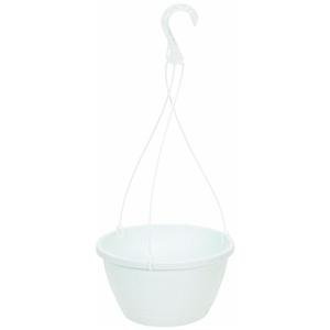 Planters Pride HSI10008A10 10-Inch White Euro Hanging Baskets