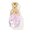 2.5ct Kunzite 10K Pendant