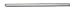 BD Beaver Mini-Blade Handle, Round, Knurled, 10cm x.5cm, SS