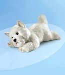 Westie Dog Plush White West Highland Terrier Yomiko Classic 11" Realistic Stuffed Animal Dog By Russ Berrie