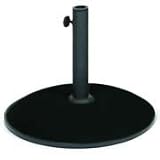 Parasol Base Black Concrete 15kg by Norfolk Leisure