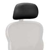 Optional Head Rest, Black Leather/Mesh