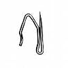 A&F Rod D�cor - New 14 pcs Pin-on heavy duty drapery hooks 1-3/8 inch