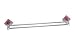 Dawn Sinks Rhombus Red Series 24 W Double Towel Rail, Chrome