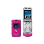 MOTOROLA RAZR V3 (Simple Pack) Handy pink satin