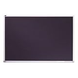 Chalk board, Aluminum Frame, 4'x12', Black (QRTECA412B)