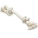 White Cotton Rope Dog Bones