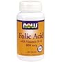 Folic Acid 800mcg + B-12 25mcg - Vegetarian 250 Tabs