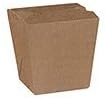 25 Chinese Take Out Boxes (Eco Friendly Kraft Brown 8oz Half Pint Size)