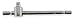 Westward 1NUE4 Sliding T Bar, 1/2 In Drive, 12 In L