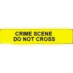 CRIME SCENE DO NOT CROSS Barricade Tape 1000' 3 mil Case Yellow by Presco