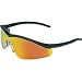 MCR Safety Glasses - Professional Grade Triwear Onyx Lens - Fire Mirror
