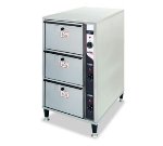 APW Wyott HDDS-3 208 - Free Standing Slimline Warming Drawer, 3 Drawer, Stainless, 208 V