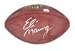 Eli Manning Hand Signed Autographed New York Giants Full Size Official Wilson Duke NFL Football w/ Photo of Signing