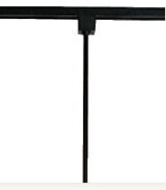 WAC Lighting H24-BK Line Voltage - Extension Track Head, Ext For Line Volt Track Head - Black Finish