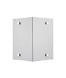 LBL Lighting 115ST New York Outdoor Wall Light in Silver