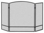 Panacea Products Corp 3Panel Fireplacescreen 15951 Fireplace Enclosures & Screens
