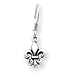 Sterling Silver Fleur de lis Earrings